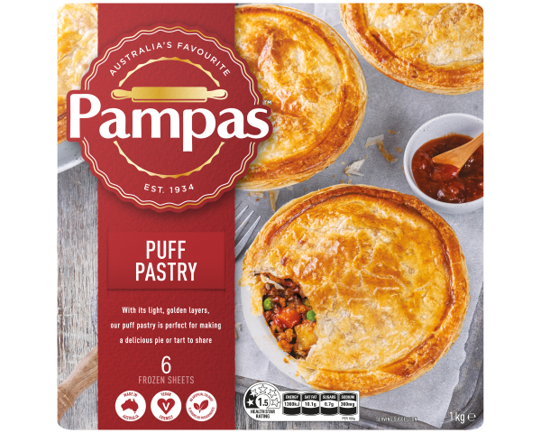 Pampas Puff Pastry Frozen 1 kg