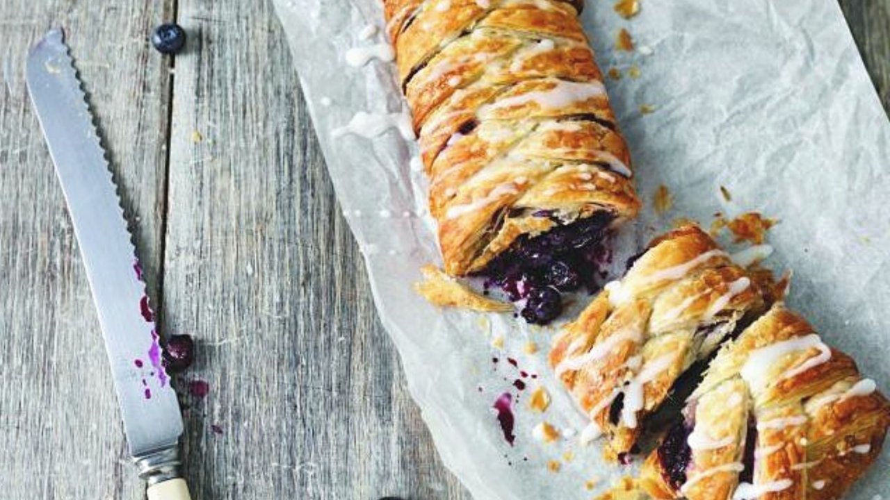 Almond & Blueberry Danish