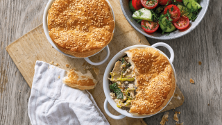 Chicken & Leek Pot Pies